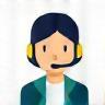 Dedicated customer support representative icon